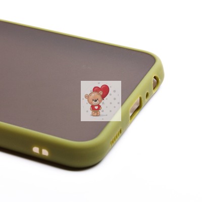 Чехол-накладка для Samsung A135 Galaxy A13 4G (зеленый/черный) - PC041