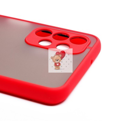 Чехол-накладка для Samsung A135 Galaxy A13 4G (красный/черный) - PC041