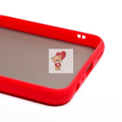 Чехол-накладка для Samsung A135 Galaxy A13 4G (красный/черный) - PC041