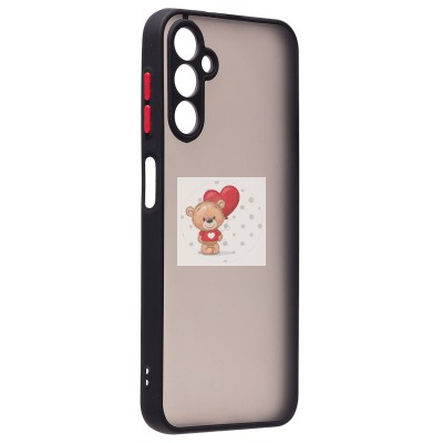 Чехол-накладка для Samsung A146 Galaxy A14 5G (MediaTek) (черный/черный) - PC041