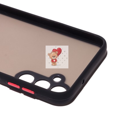 Чехол-накладка для Samsung A146 Galaxy A14 5G (MediaTek) (черный/черный) - PC041