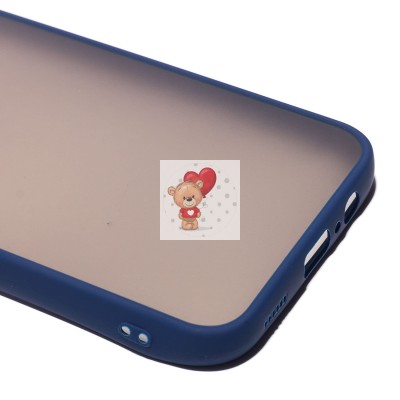 Чехол-накладка для Samsung A146 Galaxy A14 5G (MediaTek) (темно-синий/черный) - PC041