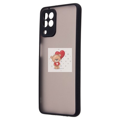 Чехол-накладка для Samsung M225 Galaxy M22 (черный/черный) - PC041