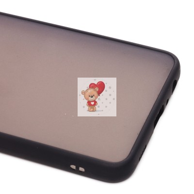 Чехол-накладка для Samsung M225 Galaxy M22 (черный/черный) - PC041