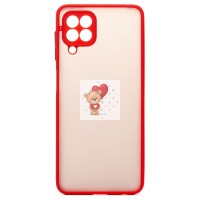 Чехол-накладка для Samsung M225 Galaxy M22 (красный/черный) - PC041