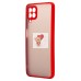 Чехол-накладка для Samsung M225 Galaxy M22 (красный/черный) - PC041