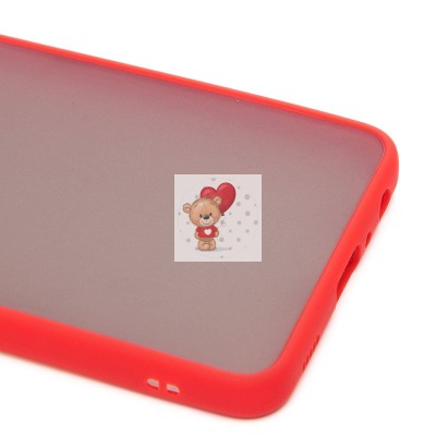 Чехол-накладка для Samsung M225 Galaxy M22 (красный/черный) - PC041