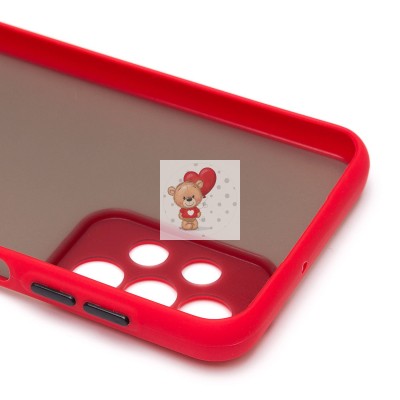 Чехол-накладка для Samsung A235 Galaxy A23 4G (красный/черный) - PC041