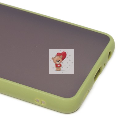 Чехол-накладка для Samsung A325 Galaxy A32 4G (зеленый/черный) - PC041