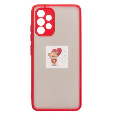 Чехол-накладка для Samsung A325 Galaxy A32 4G (красный/черный) - PC041 Чехол-накладка для Samsung A325 Galaxy A32 4G (красный/черный) - PC041