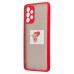 Чехол-накладка для Samsung A325 Galaxy A32 4G (красный/черный) - PC041