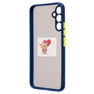 Чехол-накладка для Samsung A346 Galaxy A34 (темно-синий/черный) - PC041 Чехол-накладка для Samsung A346 Galaxy A34 (темно-синий/черный) - PC041