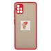 Чехол-накладка для Samsung A515 Galaxy A51 (красный/черный) - PC041