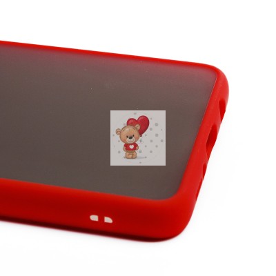 Чехол-накладка для Samsung A515 Galaxy A51 (красный/черный) - PC041