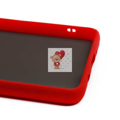 Чехол-накладка для Samsung A515 Galaxy A51 (красный/черный) - PC041