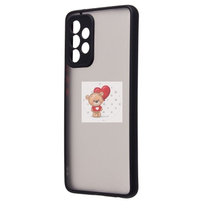 Чехол-накладка для Samsung A525 Galaxy A52 (черный/черный) - PC041 Чехол-накладка для Samsung A525 Galaxy A52 (черный/черный) - PC041