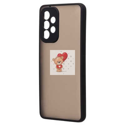 Чехол-накладка для Samsung A536 Galaxy A53 5G (черный/черный) - PC041