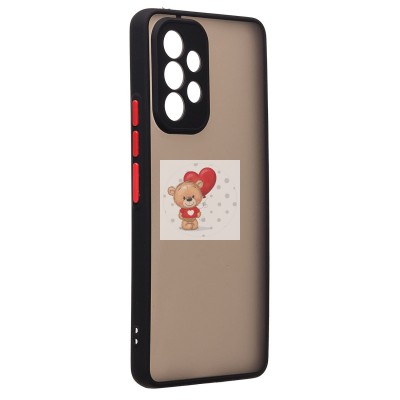 Чехол-накладка для Samsung A536 Galaxy A53 5G (черный/черный) - PC041