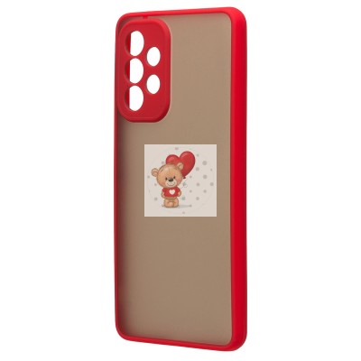 Чехол-накладка для Samsung A536 Galaxy A53 5G (красный/черный) - PC041 Чехол-накладка для Samsung A536 Galaxy A53 5G (красный/черный) - PC041