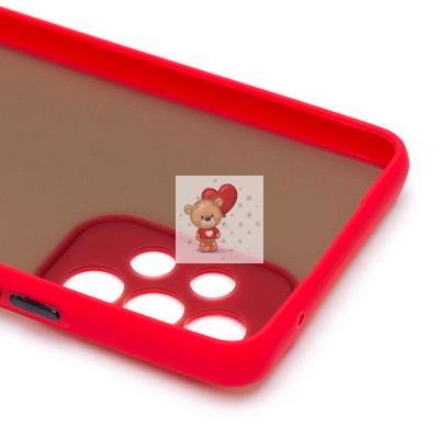 Чехол-накладка для Samsung A536 Galaxy A53 5G (красный/черный) - PC041 Чехол-накладка для Samsung A536 Galaxy A53 5G (красный/черный) - PC041