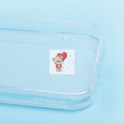 Чехол-накладка для Samsung A546 Galaxy A54 (красный/черный) - PC041