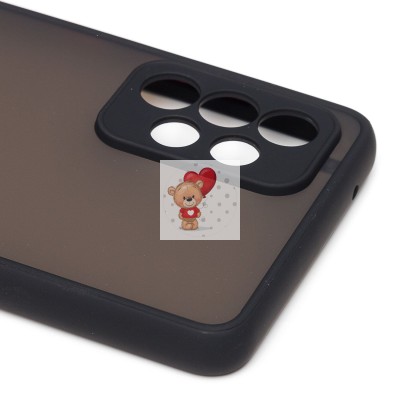 Чехол-накладка для Samsung A725 Galaxy A72 (черный/черный) - PC041