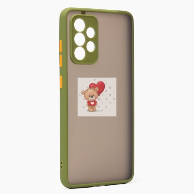 Чехол-накладка для Samsung A725 Galaxy A72 (зеленый/черный) - PC041