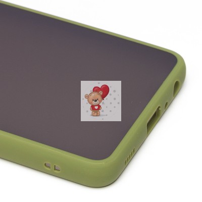 Чехол-накладка для Samsung A725 Galaxy A72 (зеленый/черный) - PC041