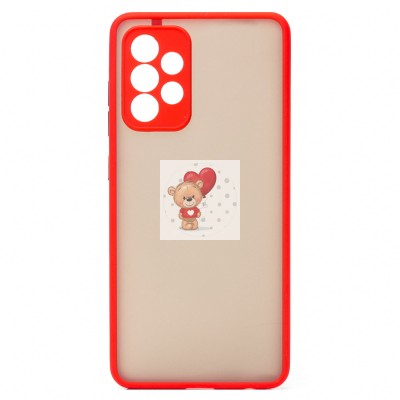 Чехол-накладка для Samsung A725 Galaxy A72 (красный/черный) - PC041 Чехол-накладка для Samsung A725 Galaxy A72 (красный/черный) - PC041