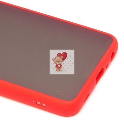 Чехол-накладка для Samsung A725 Galaxy A72 (красный/черный) - PC041