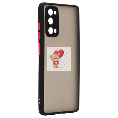 Чехол-накладка для Samsung G780 Galaxy S20FE (черный/черный) - PC041