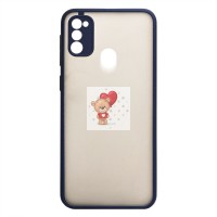 Чехол-накладка для Samsung M215G Galaxy M21 2021 Edition (темно-синий/черный) - PC041