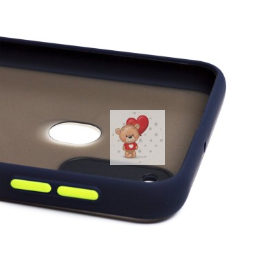 Чехол-накладка для Samsung M215G Galaxy M21 2021 Edition (темно-синий/черный) - PC041 Чехол-накладка для Samsung M215G Galaxy M21 2021 Edition (темно-синий/черный) - PC041