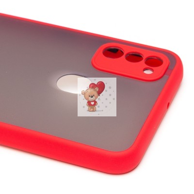 Чехол-накладка для Samsung M215G Galaxy M21 2021 Edition (красный/черный) - PC041