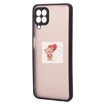 Чехол-накладка для Samsung M325 Galaxy M32 Global (черный/черный) - PC041