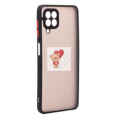 Чехол-накладка для Samsung M325 Galaxy M32 Global (черный/черный) - PC041