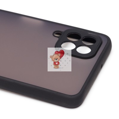 Чехол-накладка для Samsung M325 Galaxy M32 Global (черный/черный) - PC041