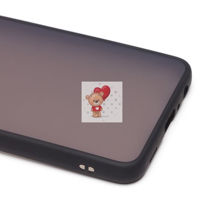 Чехол-накладка для Samsung M325 Galaxy M32 Global (черный/черный) - PC041