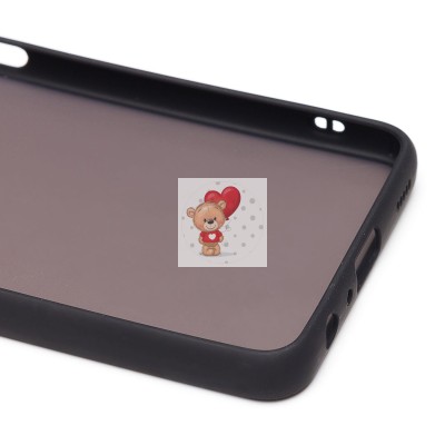 Чехол-накладка для Samsung M325 Galaxy M32 Global (черный/черный) - PC041