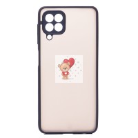 Чехол-накладка для Samsung M325 Galaxy M32 Global (темно-синий/черный) - PC041