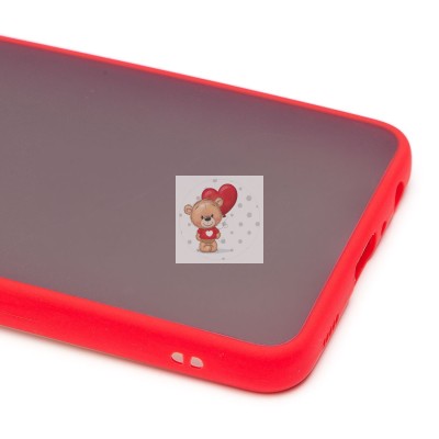 Чехол-накладка для Samsung M325 Galaxy M32 Global (красный/черный) - PC041