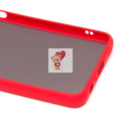 Чехол-накладка для Samsung M325 Galaxy M32 Global (красный/черный) - PC041