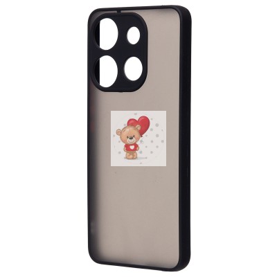 Чехол-накладка для Tecno Pop 7 Pro (черный) - PC041