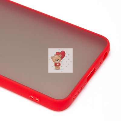 Чехол-накладка для Tecno Pop 7 Pro (красный) - PC041