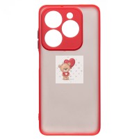 Чехол-накладка для Tecno Pop 8 (красный) - PC041