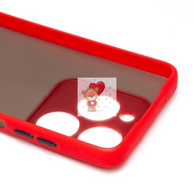 Чехол-накладка для Tecno Pop 8 (красный) - PC041