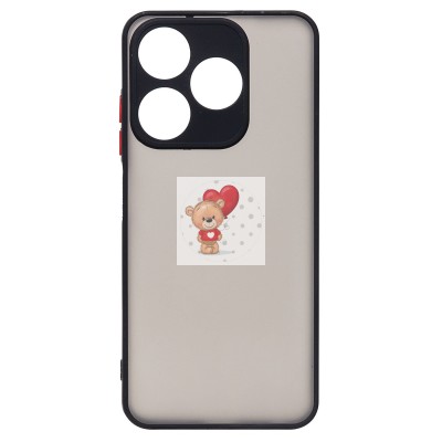 Чехол-накладка для Tecno Spark 10 4G (черный) - PC041 Чехол-накладка для Tecno Spark 10 4G (черный) - PC041