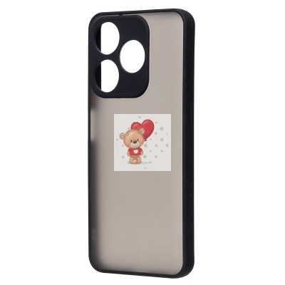 Чехол-накладка для Tecno Spark 10 4G (черный) - PC041