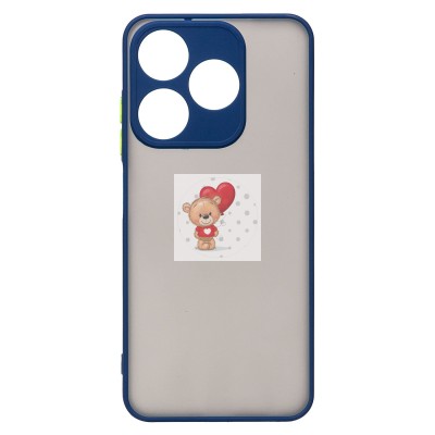 Чехол-накладка для Tecno Spark 10 4G (темно-синий) - PC041 Чехол-накладка для Tecno Spark 10 4G (темно-синий) - PC041