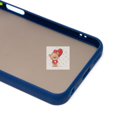 Чехол-накладка для Tecno Spark 10 4G (темно-синий) - PC041